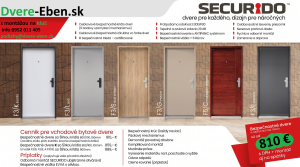 Vchodové Bezpečnostné  dvere Securido 11 modelov SKLADOM – Obrázok 14