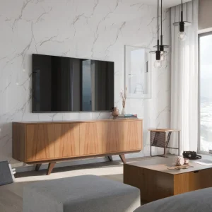 Minerálny stenový obklad Modee Stone essence High Gloss Tile Pietra Santa White – Obrázok 2